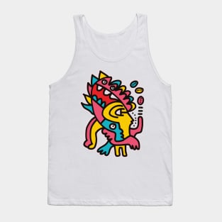 Cool Graffiti Art Funny Kids Design Tank Top